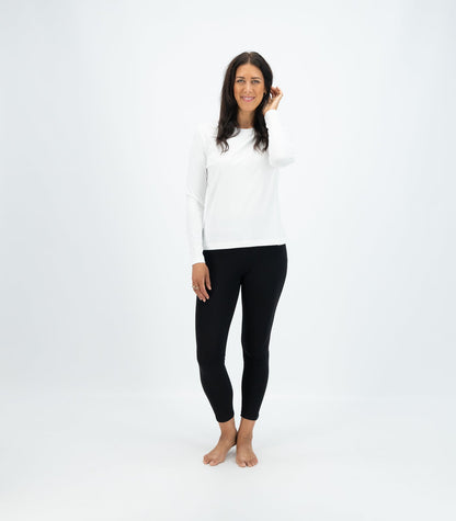 Bhumi Organic Cotton - Basic Long Sleeve Top - White