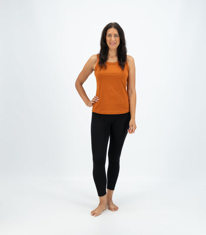 Bhumi Organic Cotton - Singlet Top - Cinnamon