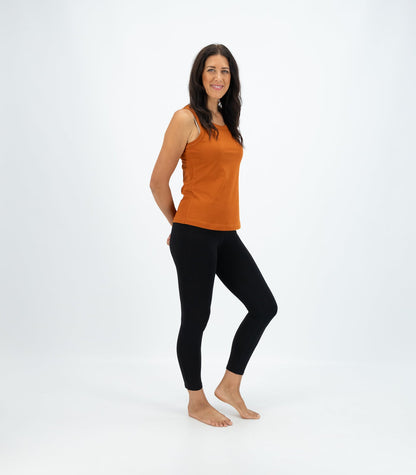 Bhumi Organic Cotton - Singlet Top - Cinnamon