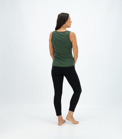 Bhumi Organic Cotton - Everyday Singlet - Kombu Green